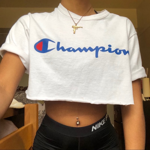 champion crop top set
